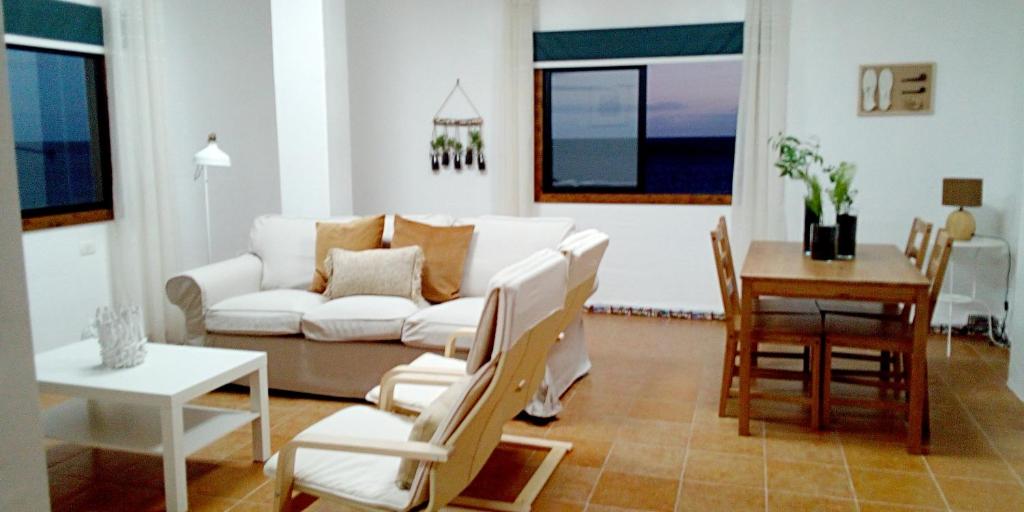 A seating area at Blue Horizon Las Galletas