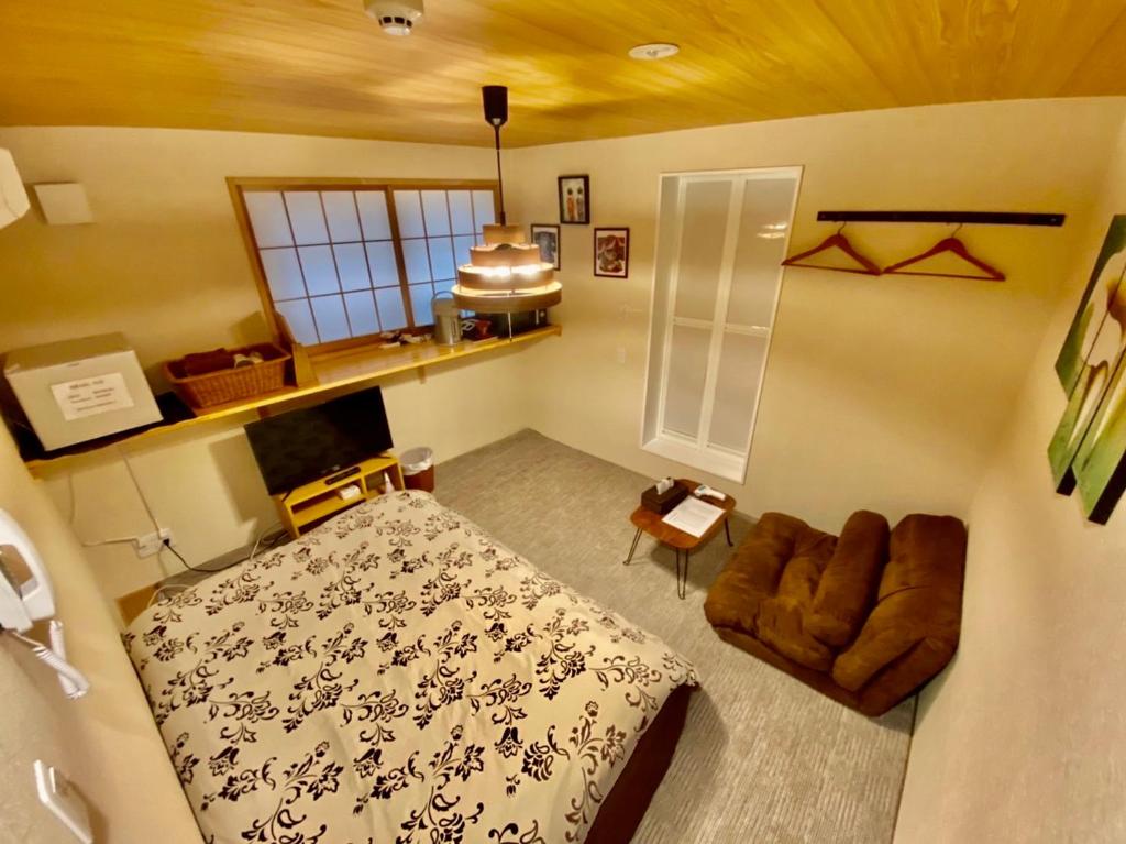 Kuchyň nebo kuchyňský kout v ubytování Hotel EL Shinjuku 6