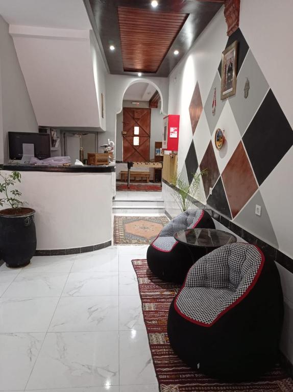 Posezení v ubytování Stork Marrakech Luxury Hostel