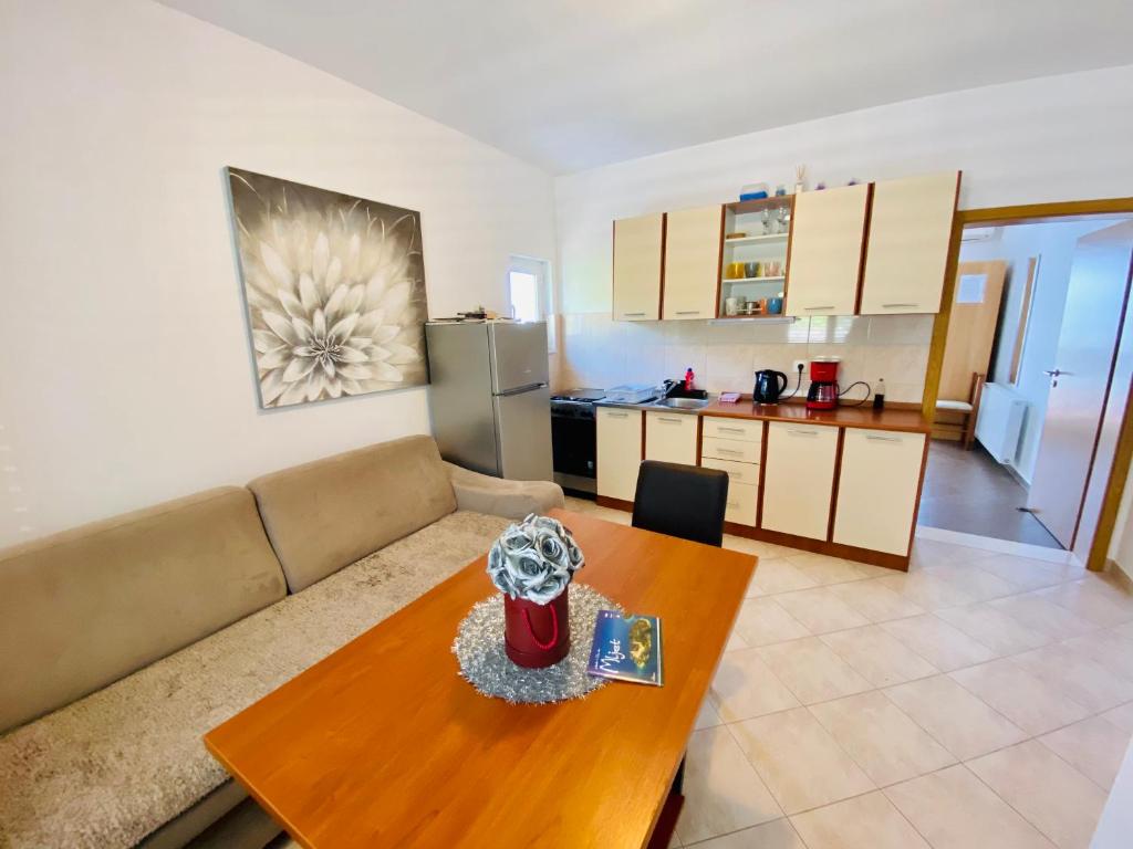 Kuhinja ili čajna kuhinja u objektu Guest House Ruža