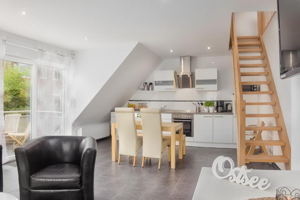 Kuchyň nebo kuchyňský kout v ubytování Residenz 2