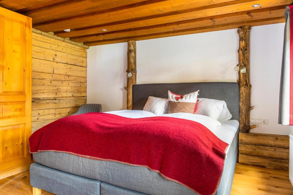 Postel nebo postele na pokoji v ubytování Zauchtaler Hof