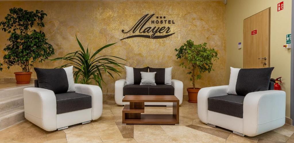 Część wypoczynkowa w obiekcie Hostel Mayer Superior Veszprém