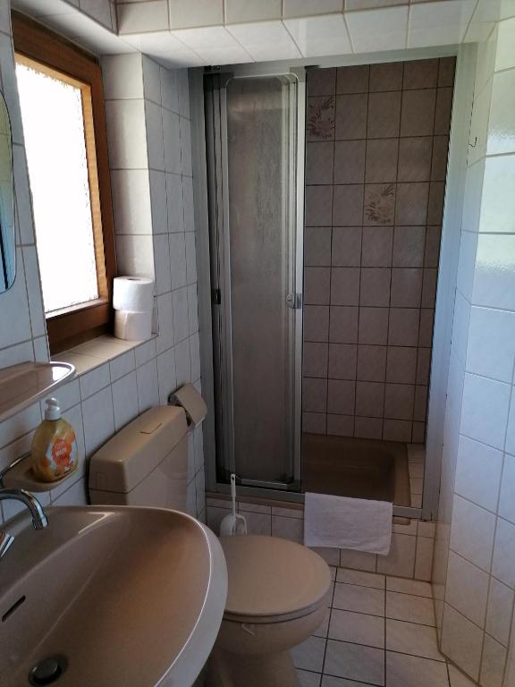 Koupelna v ubytování Ferienwohnung Vogl