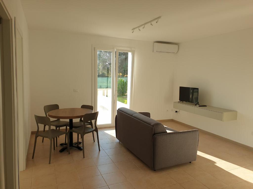 Telewizja i/lub zestaw kina domowego w obiekcie Villa Orietta
