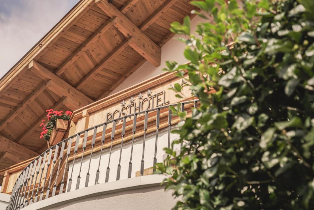 Balkón nebo terasa v ubytování Posthotel Erlerwirt