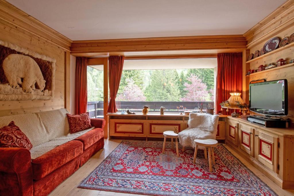 TV/trung tâm giải trí tại Apartment center Madonna di Campiglio AF