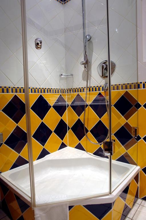 Koupelna v ubytování Hotel Kandler