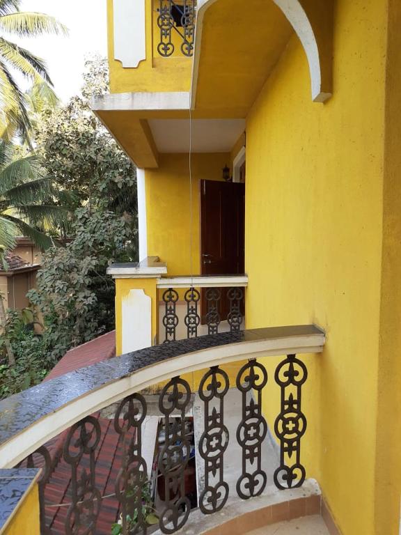 Balkón nebo terasa v ubytování Antonio's Residency Goa