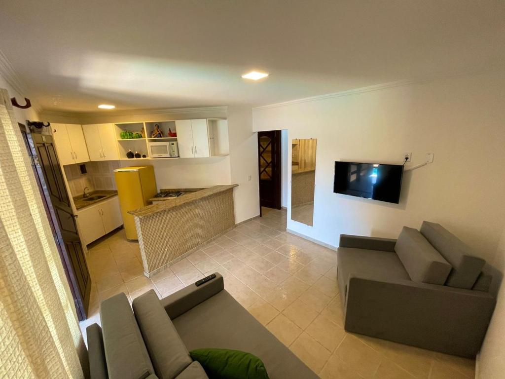 Kuchyň nebo kuchyňský kout v ubytování MUTA PRAIA HOTEL
