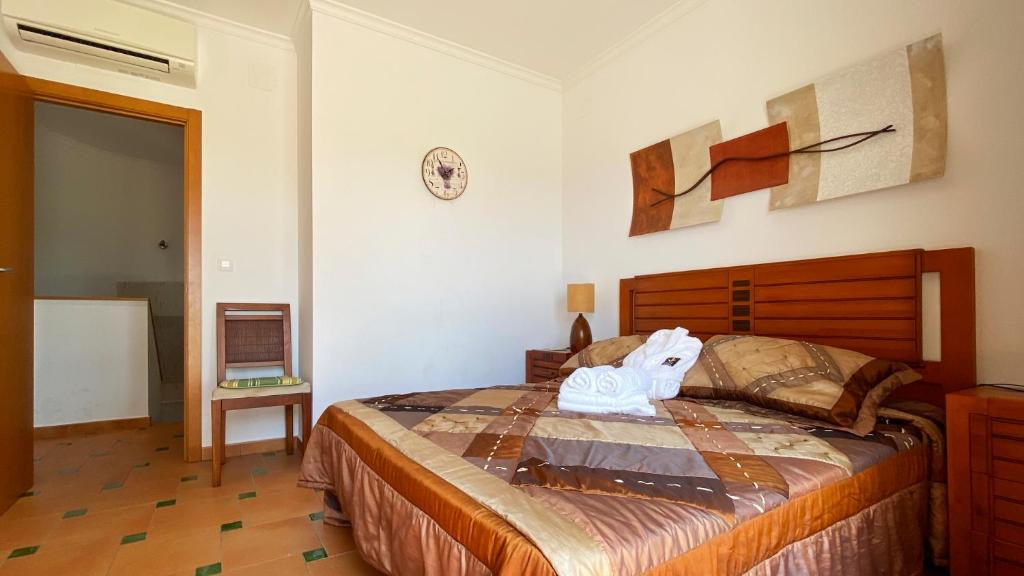 Postel nebo postele na pokoji v ubytování Villa El Palmar