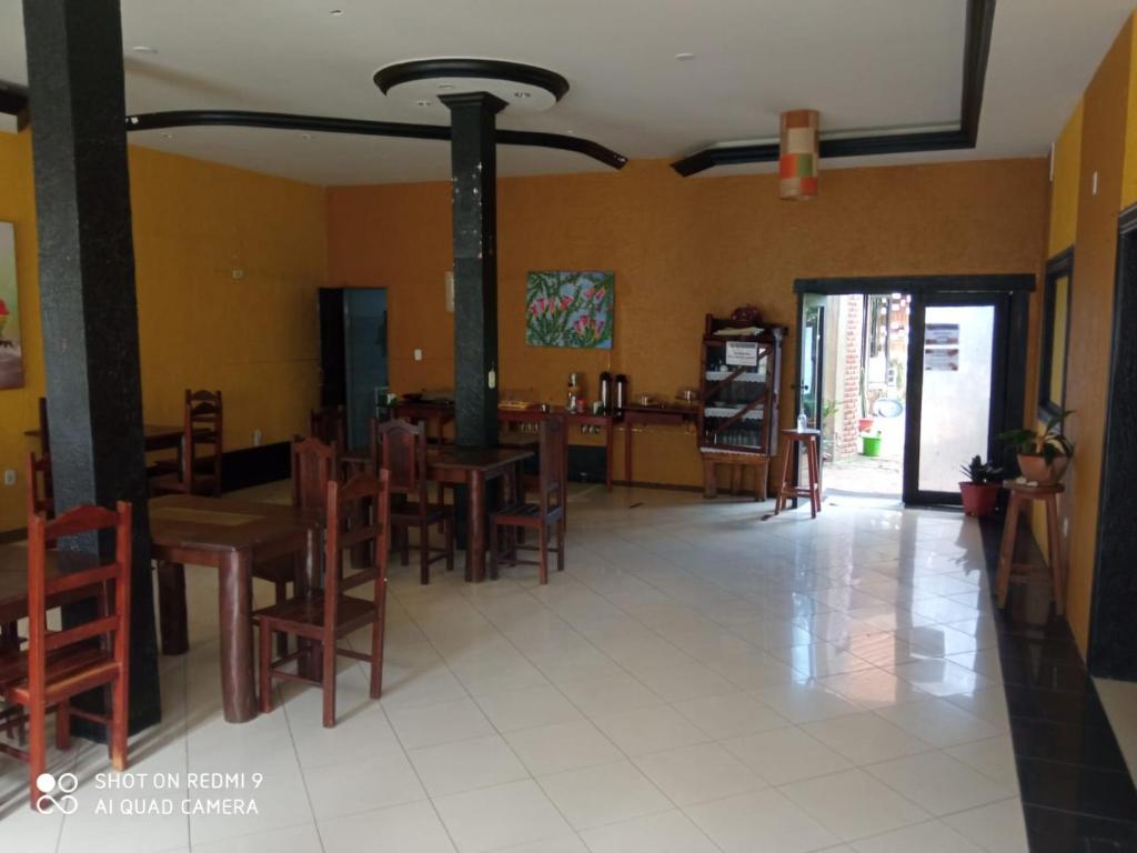 Restaurace v ubytování Pousada Kantuta