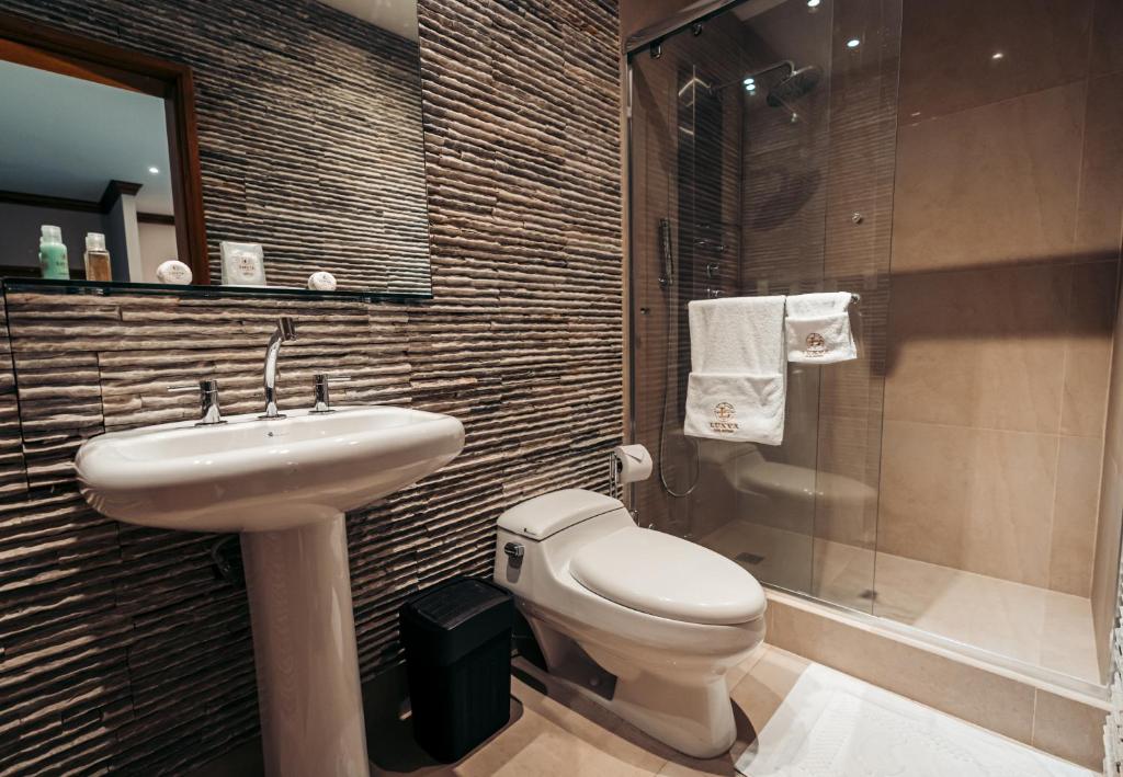 Koupelna v ubytování Luxva Hotel Boutique
