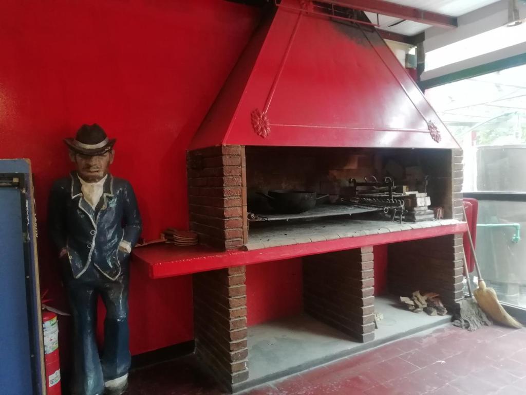 Kuchyň nebo kuchyňský kout v ubytování Katana Capsule Hostel