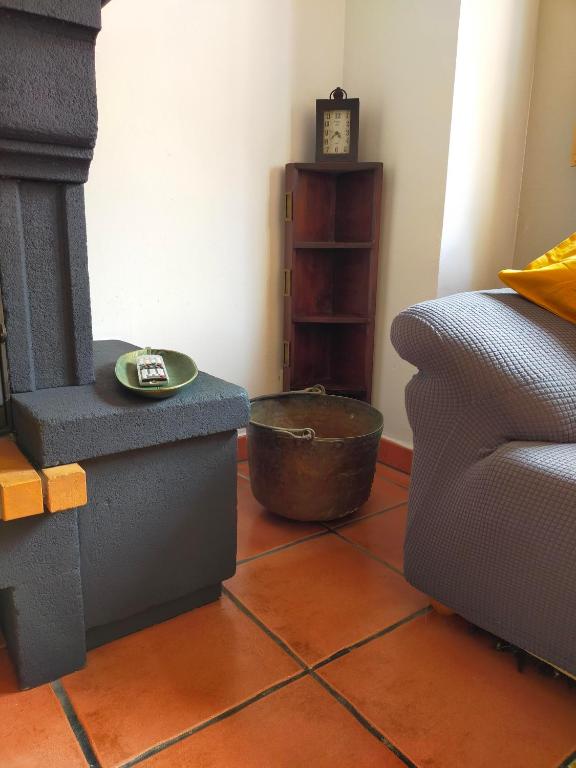 A seating area at Ca l'Andròmines