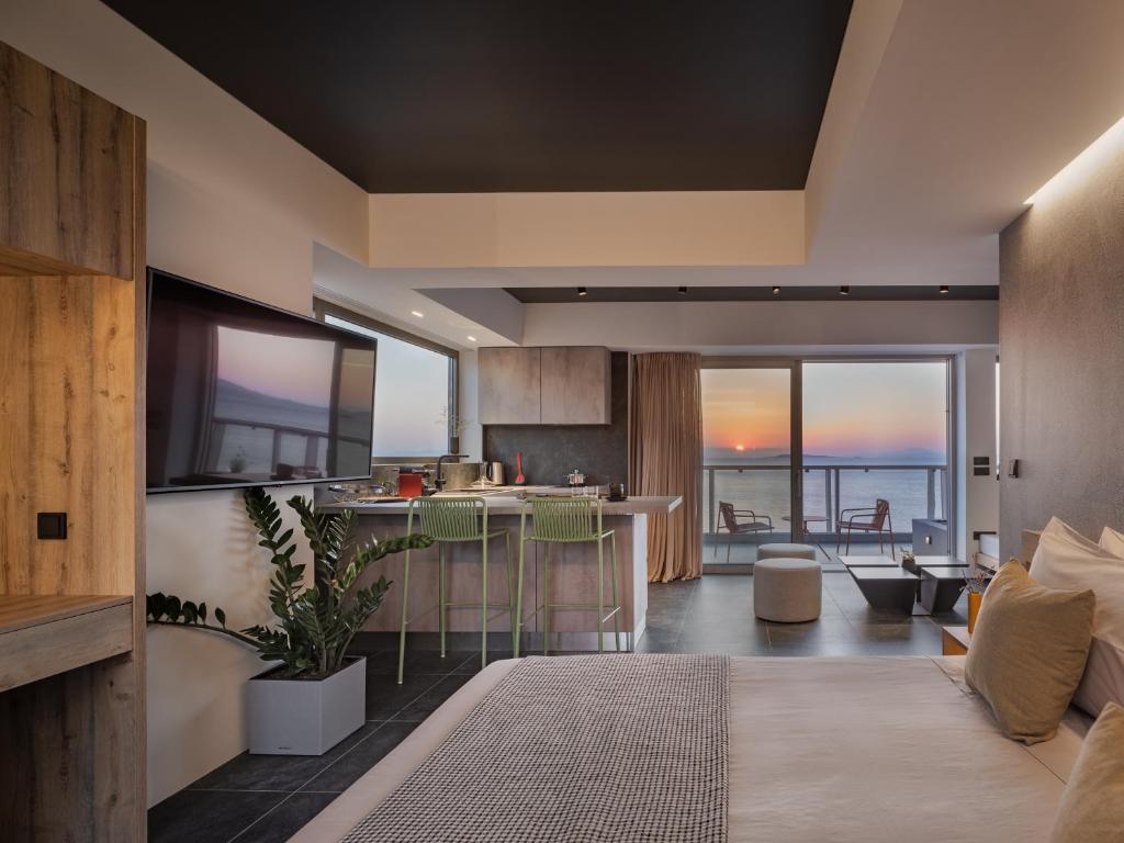 3 Olive Trees - Appartamento A Loft Con Vista Sul Mare