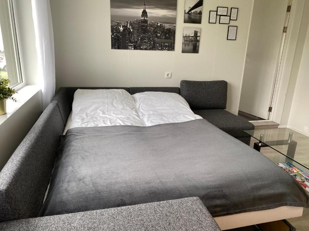 Postel nebo postele na pokoji v ubytování Sol apartment