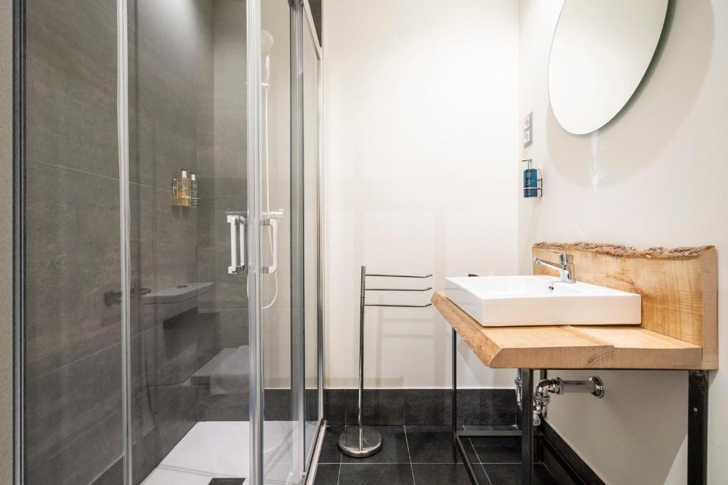 Koupelna v ubytování Dobo Azacanes Hostal