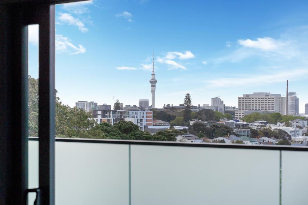 Nespecifikovaný výhled na destinaci Auckland nebo výhled na město při pohledu z hotelu