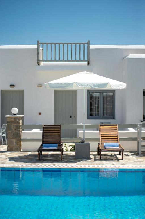 Bazén v ubytování Summer Shades Hotel - ex Arkoulis nebo v jeho okolí