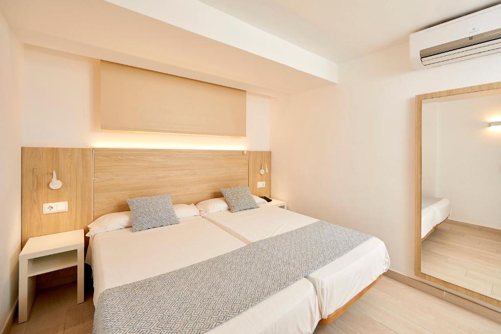 Postel nebo postele na pokoji v ubytování Apartamento de un Dormitorio Vista mar