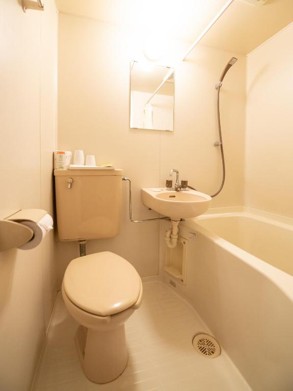 Koupelna v ubytování Tabist Hotel Sun Plaza Fuefuki Isawa