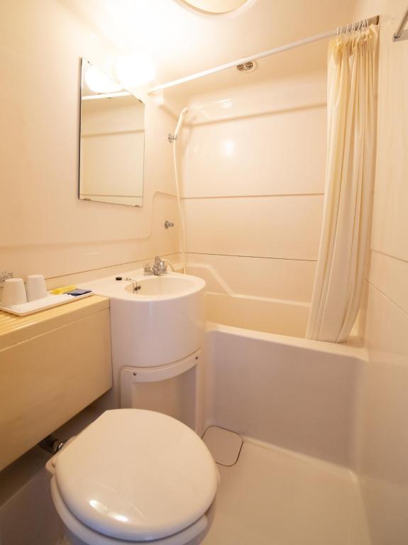 Koupelna v ubytování Tabist Hotel Sun Plaza Fuefuki Isawa