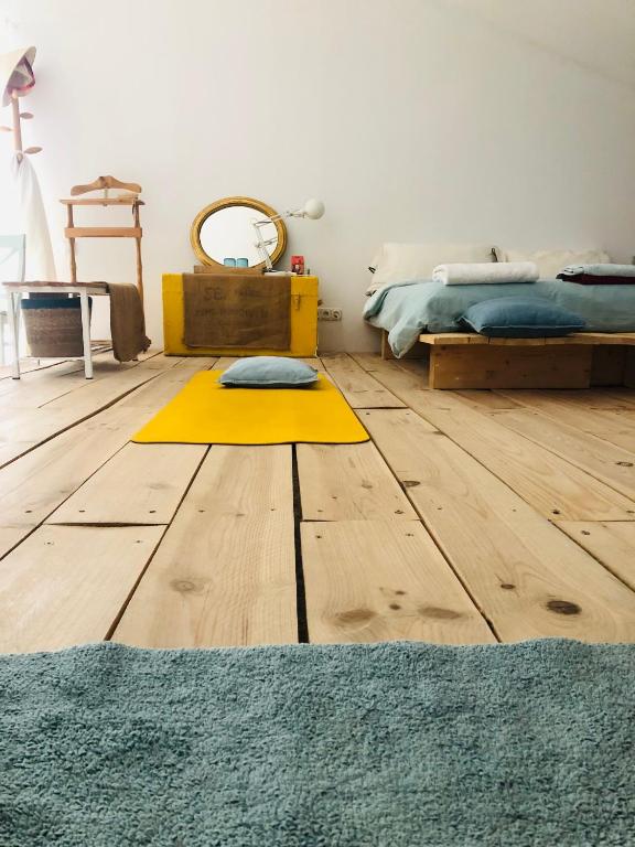 A bed or beds in a room at Espacio Natural