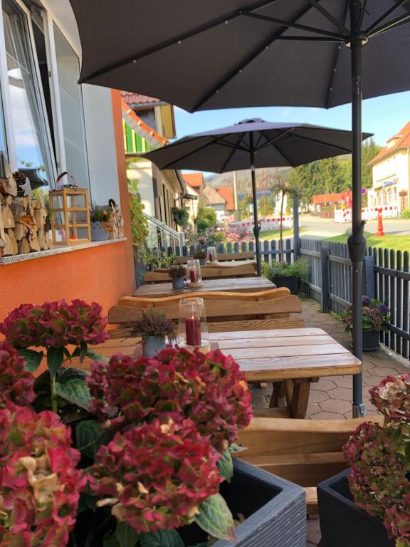 Restaurace v ubytování Pension Mühlhahn