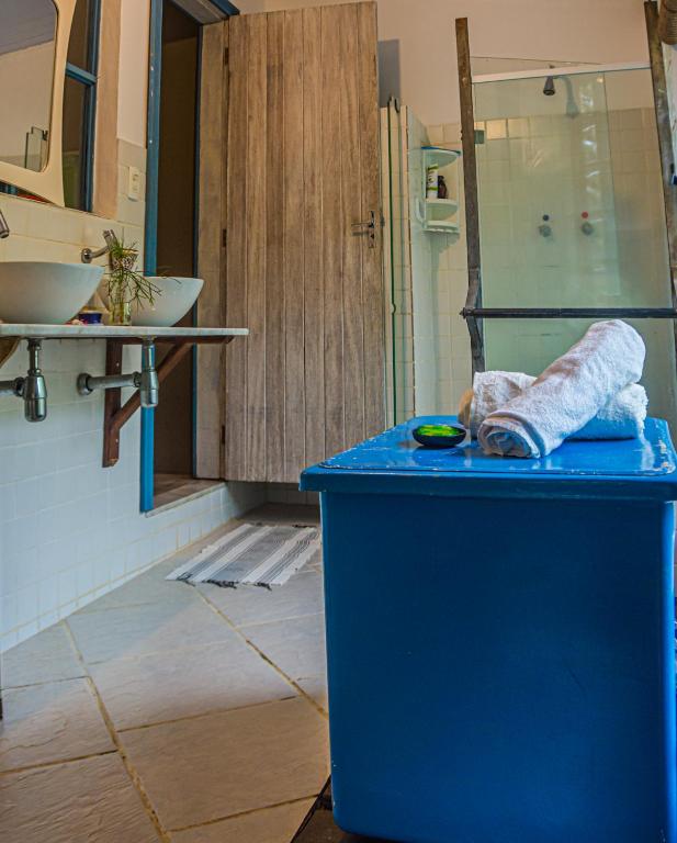 Salle de bains dans l'établissement Casa Grande Flats