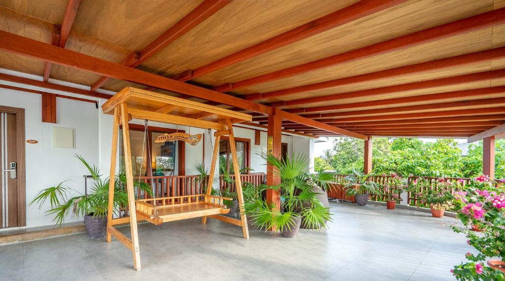Zahrada ubytování Ithaa Dhigurah Maldives