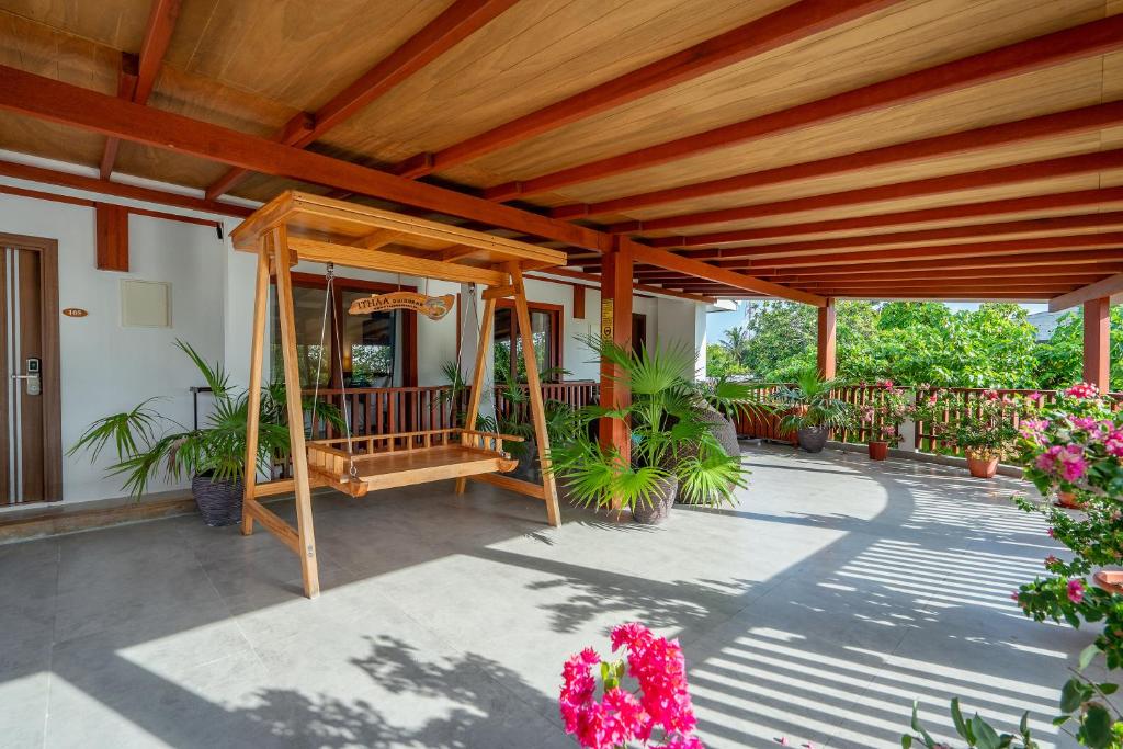 Zahrada ubytování Ithaa Dhigurah Maldives