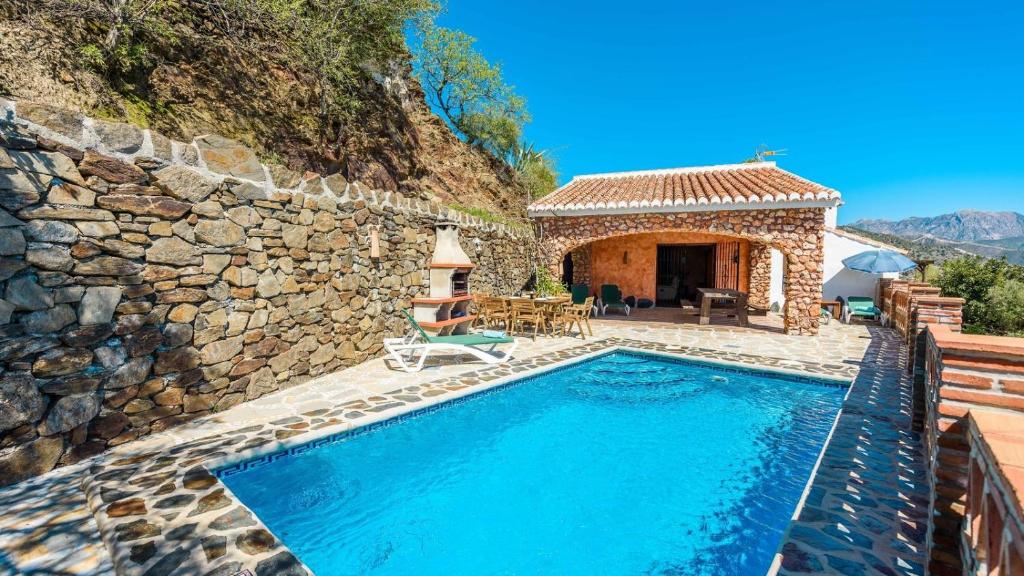 The swimming pool at or close to Finca Tarabita Competa by Ruralidays