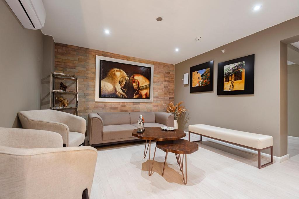 Posezení v ubytování Equo Hotel Boutique