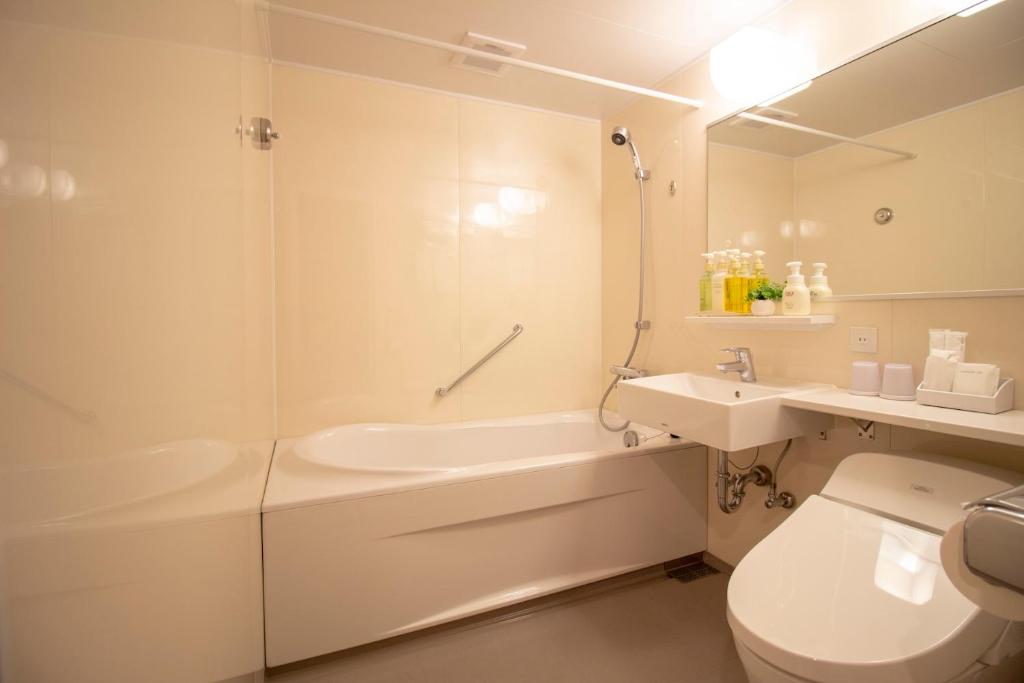 Koupelna v ubytování Nagomi Hotel Nippori