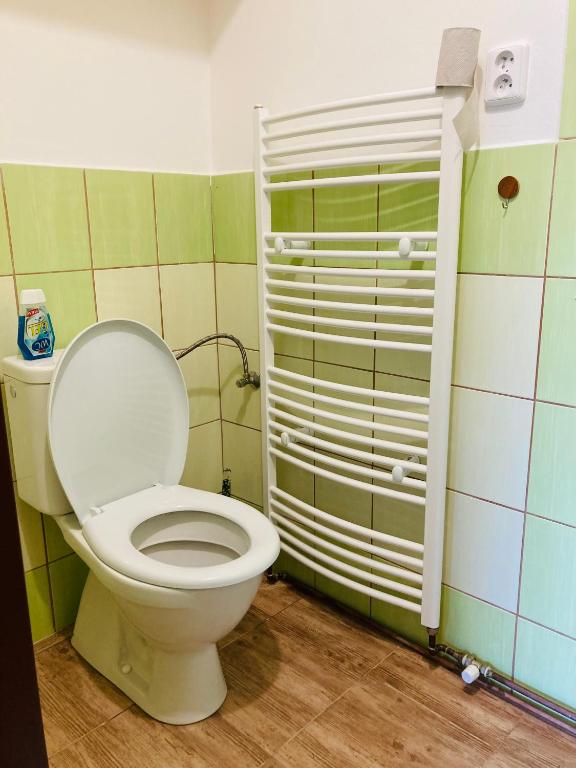 Koupelna v ubytování Statek Polánka