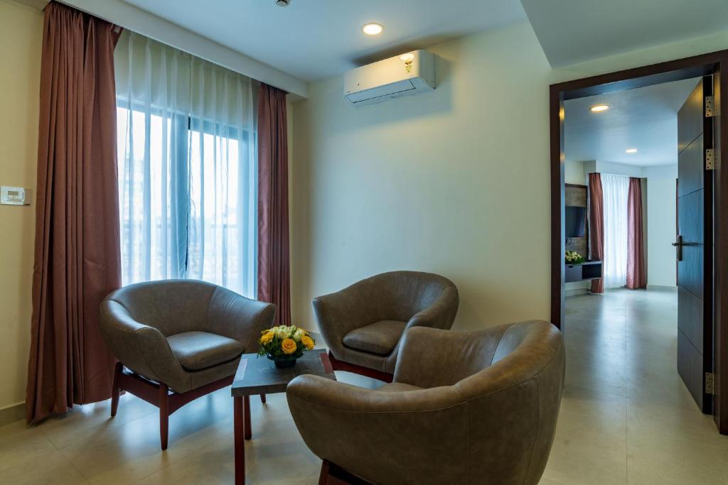 Posezení v ubytování Arctic Hotel