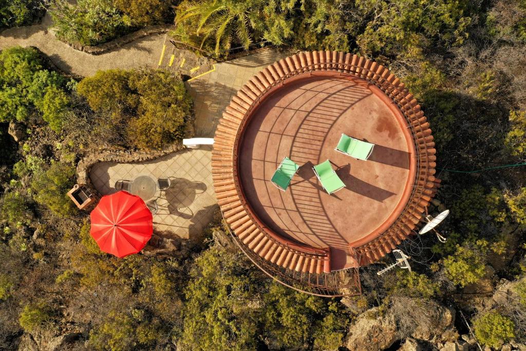 Pohľad z vtáčej perspektívy na ubytovanie La Torre - Finca Tabaiba by TOR