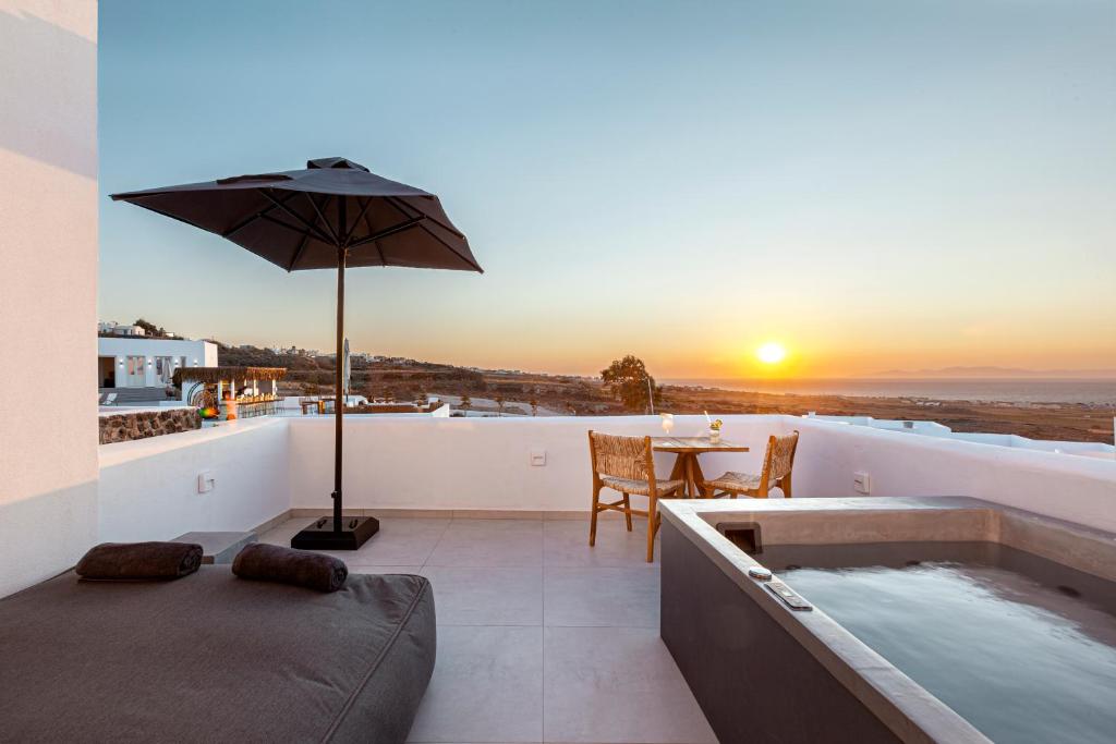 Balkon lub taras w obiekcie Secret View Hotel