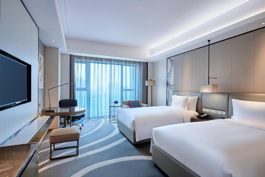 Crowne Plaza Hangzhou Qiantang - The Rail 1 subway can reach the West Lake scenic area as well as the airport and high-speed rail station, adjacent to Jinsha Lake and Longfor paradise walk - Habitación Estándar