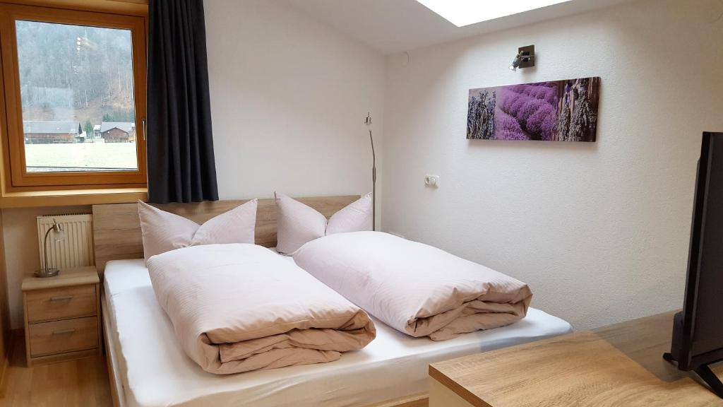 Posteľ alebo postele v izbe v ubytovaní Ferienwohnung Greber Gertraud