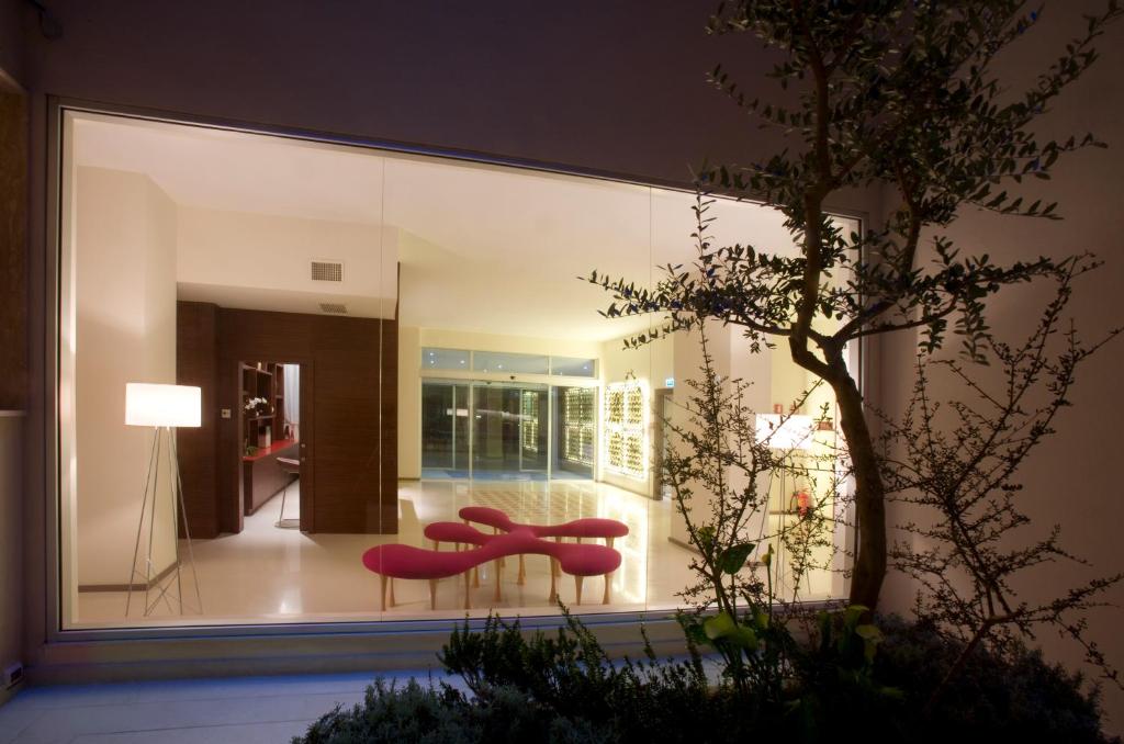Posezení v ubytování Eos Hotel