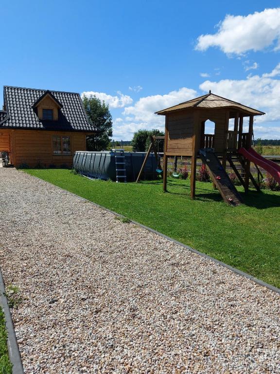 Herní místnost nebo prostor pro děti v ubytování Domki nad jeziorem czorsztyńskim