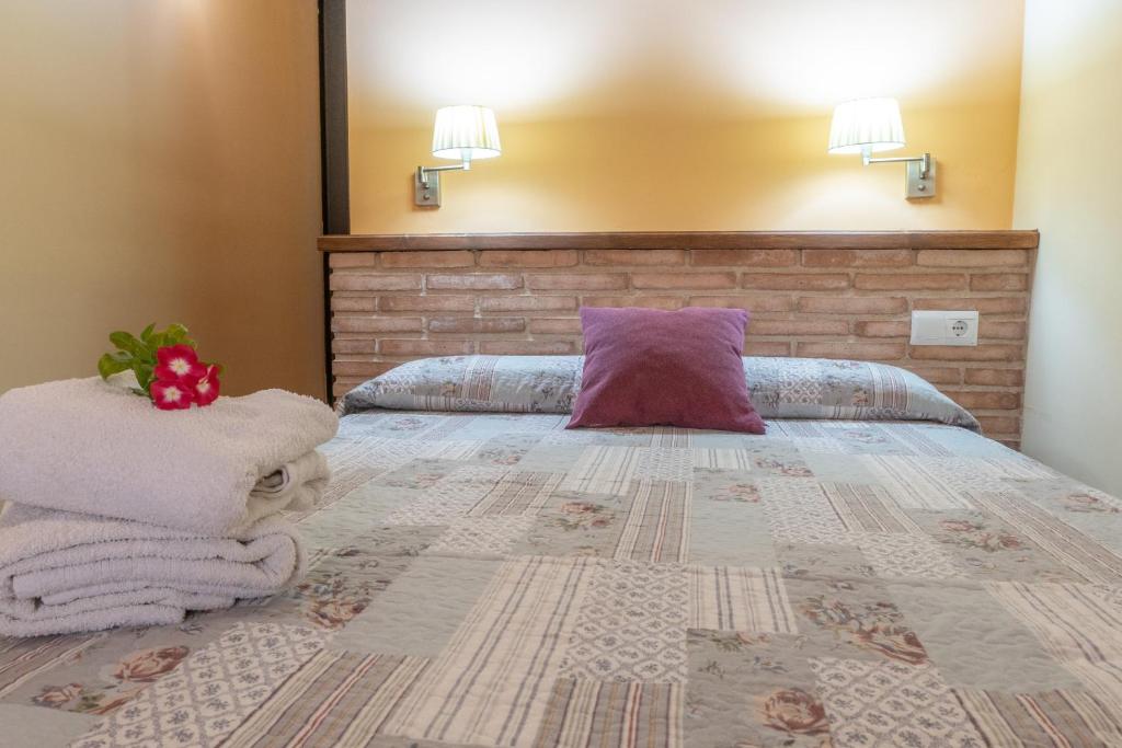 Postel nebo postele na pokoji v ubytování Casa El Centro