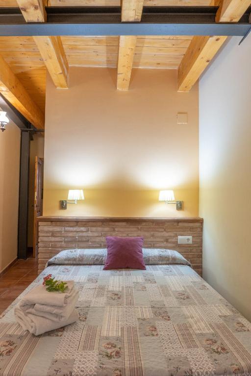 Postel nebo postele na pokoji v ubytování Casa El Centro
