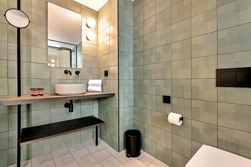 Kúpeľňa v ubytovaní Hotel Orangine