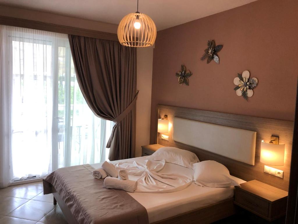 Posteľ alebo postele v izbe v ubytovaní Villa Mary 1 & fresh!