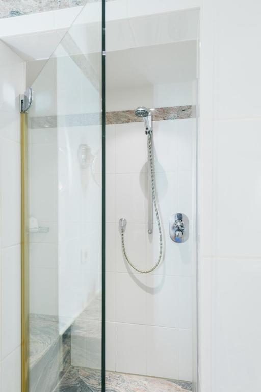 Koupelna v ubytování Hotel Landhaus Höpen