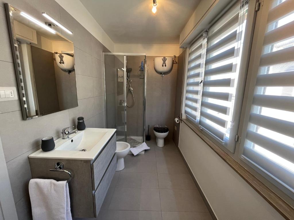 Kúpeľňa v ubytovaní Affittacamere Il Piccolo Borgo Foligno