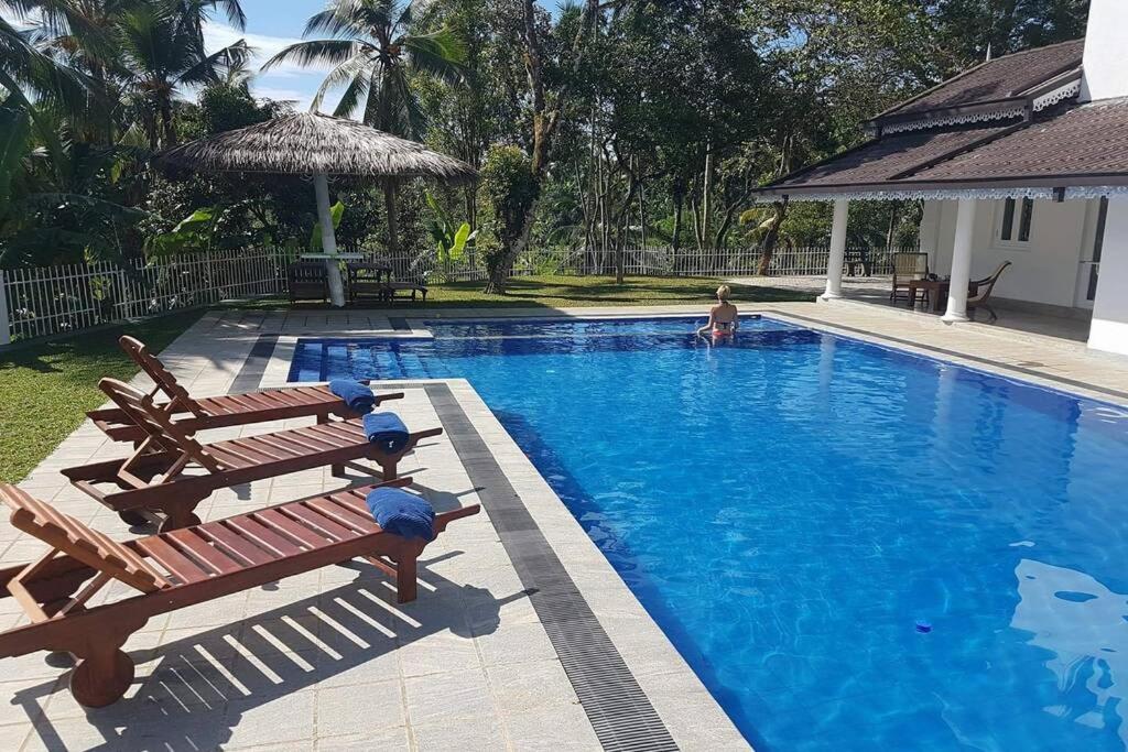 Bazén v ubytovaní Tara Garden Sri Lanka - luxury colonial villa alebo v jeho blízkosti